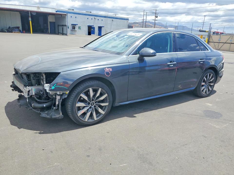 2021 Audi A4 VIN WAUABAF40MA055835 COPART salvage auction — FRONT END, Ca - Salvage Certificate, sold $8,800 on 2026-07-22 (photo 1)