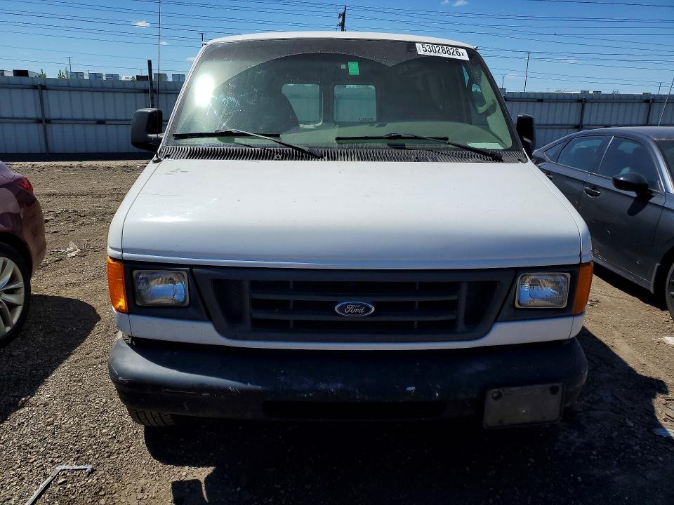 2006 Ford Econoline VIN 1FTRE14W06HA31207 COPART salvage auction — NORMAL WEAR, IL - CERT OF TITLE-CORRECTED, sold $450 on 2026-07-09 (photo 5)