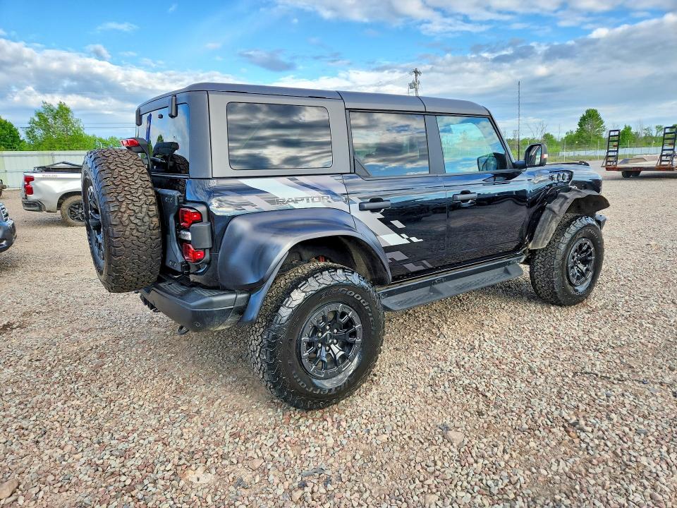 2023 Ford Bronco VIN 1FMEE5JR3PLB78054 COPART salvage auction — Front End, NY - MV-907A SALVAGE CERTIFICATE, sold $44,500 on 2026-06-29 (photo 3)