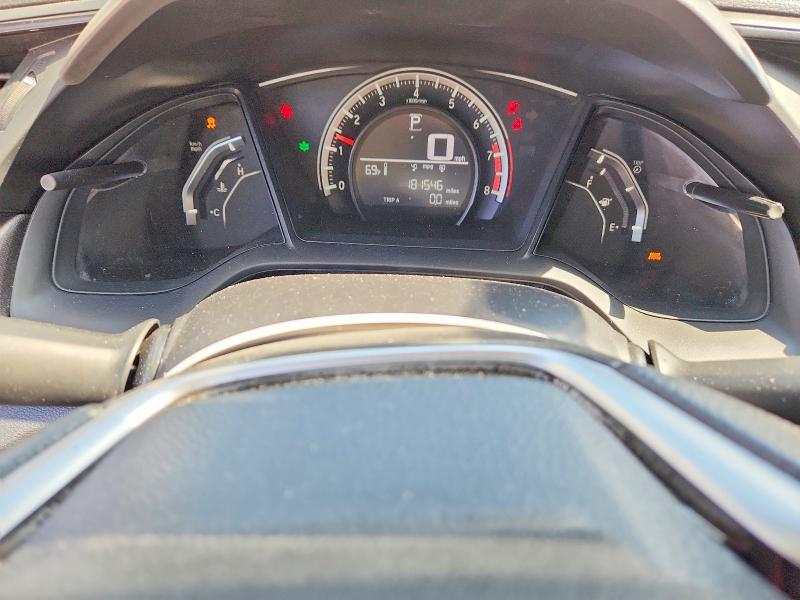2016 Honda Civic VIN 19XFC2F51GE004656 COPART salvage auction — FRONT END, Ut - Salvage Certificate, sold $2,400 on 2026-07-02 (photo 9)