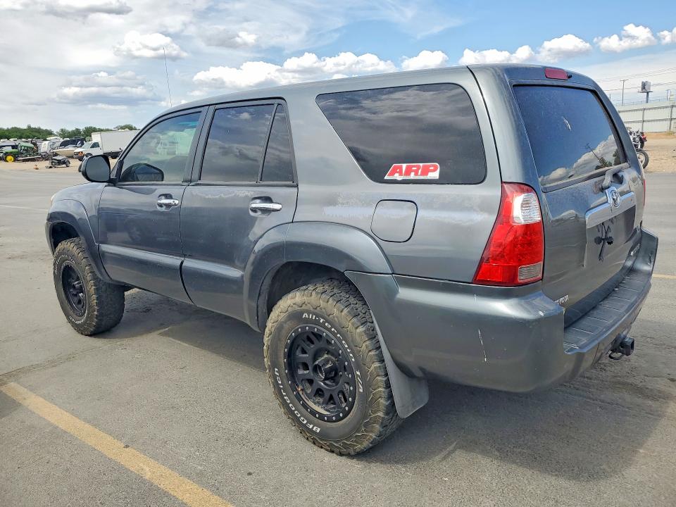 2006 Toyota 4runner VIN JTEZU14R760081657 COPART salvage auction — REAR END, ID - CERTIFICATE OF TITLE, sold $2,750 on 2026-07-30 (photo 2)
