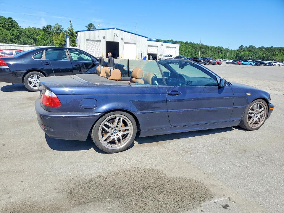 2004 BMW 3er VIN WBABW53464PL47894 COPART salvage auction — FRONT END, GA - CERT OF TITLE-SALVAGE, sold $950 on 2026-08-20 (photo 3)