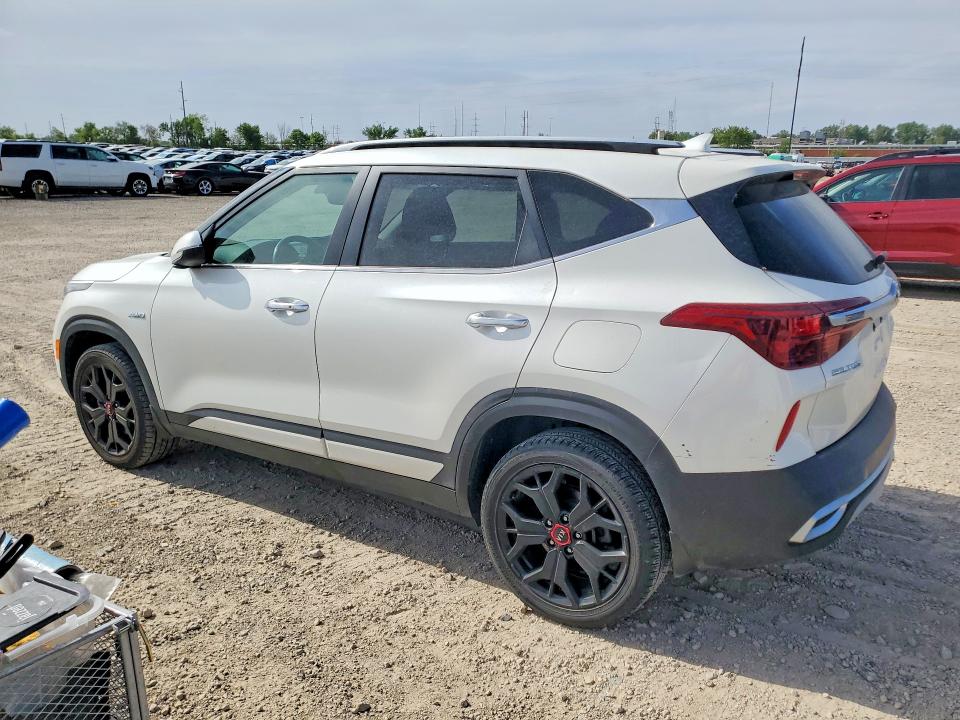 2021 Kia Seltos VIN KNDETCA23M7115252 COPART salvage auction — HAIL, Ia - Cert Of Title-Salvage Title, sold $3,250 on 2026-07-22 (photo 2)