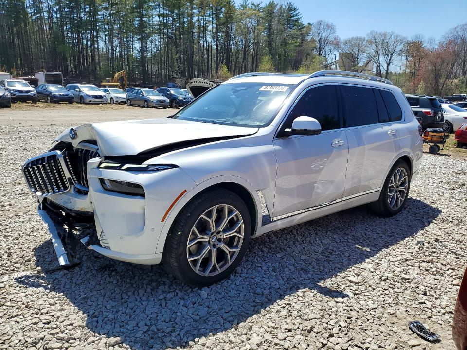 2024 BMW X7 VIN 5UX23EM04R9U34002 COPART salvage auction — FRONT END, Ma - Cert Of Title-Salvage, sold $31,500 on 2026-07-30 (photo 1)