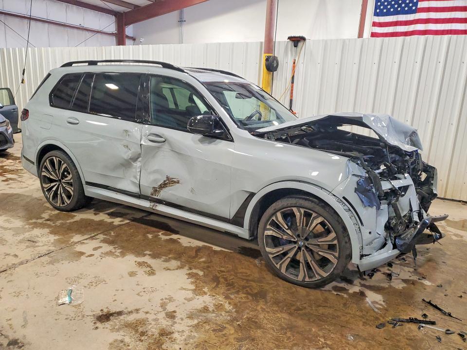 2025 BMW X7 VIN 5UX33EM02S9Y23621 COPART salvage auction — FRONT END, Pa - Certificate Of Salvage, sold $250 on 2026-07-21 (photo 4)