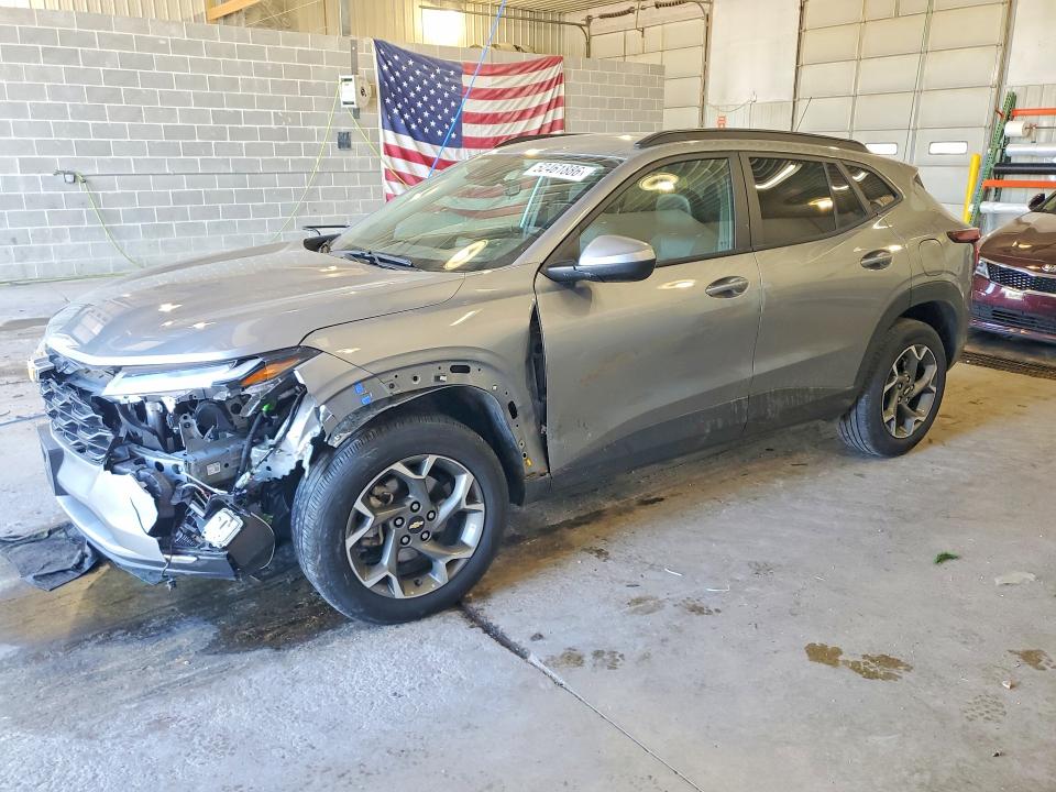 2025 Chevrolet Trax VIN KL77LHEP7SC199136 COPART salvage auction — FRONT END, Mo - Salvage Certificate Of Title, sold $70 on 2026-07-28 (photo 1)