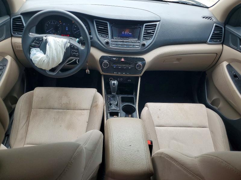 2018 Hyundai Tucson VIN KM8J23A42JU630478 COPART salvage auction — ALL OVER, Nc - Salvage Certificate Of Title, sold $2,350 on 2026-07-17 (photo 8)