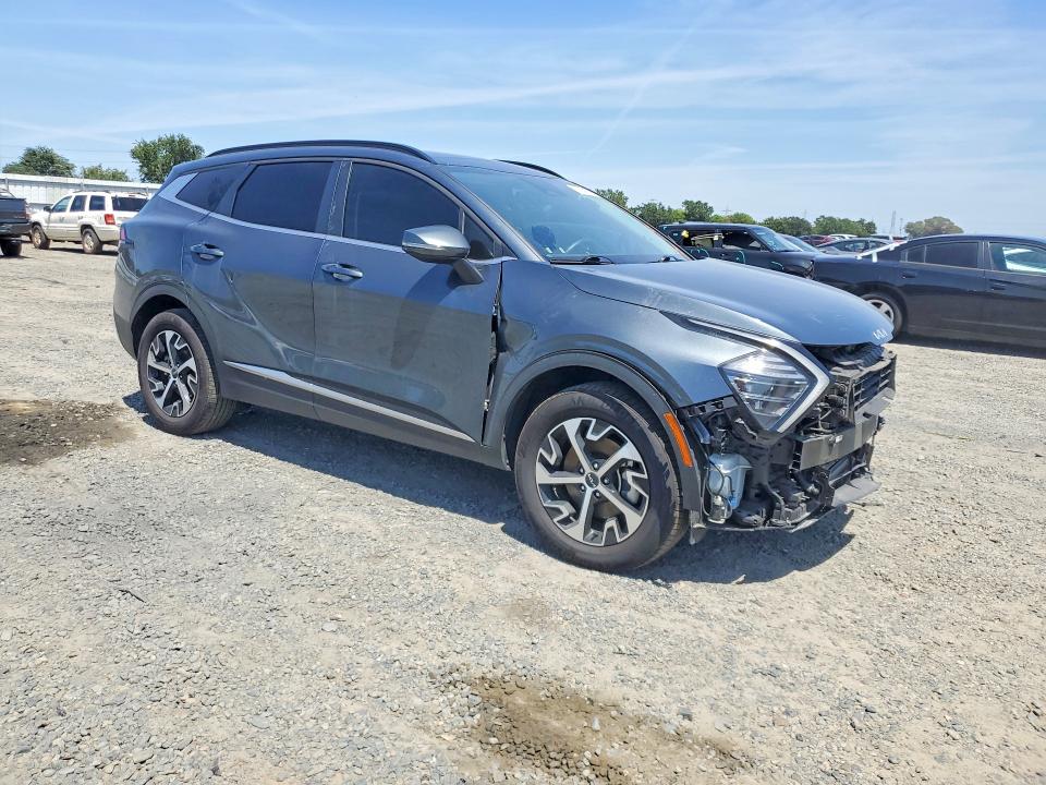 2025 Kia Sportage VIN KNDPVCDG4S7218526 COPART salvage auction — FRONT END, Ca - Salvage Certificate, sold $8,900 on 2026-07-07 (photo 4)