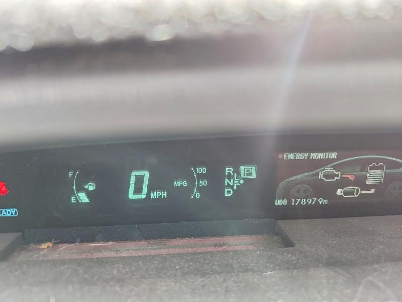 2012 Toyota Prius VIN JTDKN3DU0C1532789 COPART salvage auction — FRONT END, Il - Salvage Certificate, sold $525 on 2026-07-14 (photo 9)