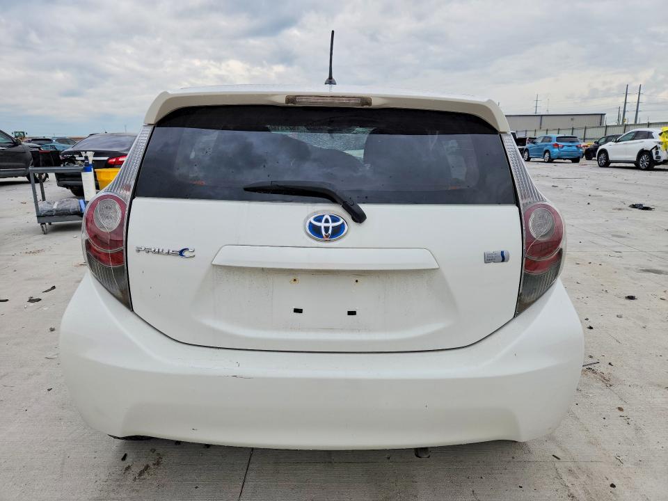 2013 Toyota Prius VIN JTDKDTB36D1543911 COPART salvage auction — FRONT END, Tx - Salvage Vehicle Title, sold $425 on 2026-07-10 (photo 6)