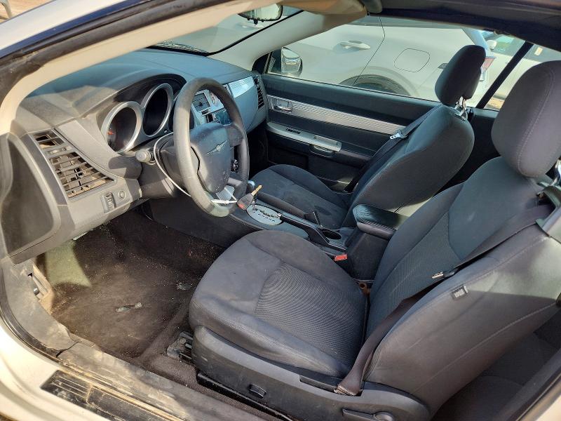 2010 Chrysler Sebring VIN 1C3BC5ED6AN142676 COPART salvage auction — FRONT END, Tx - Bonded Title - Salvage, sold $275 on 2026-07-09 (photo 7)