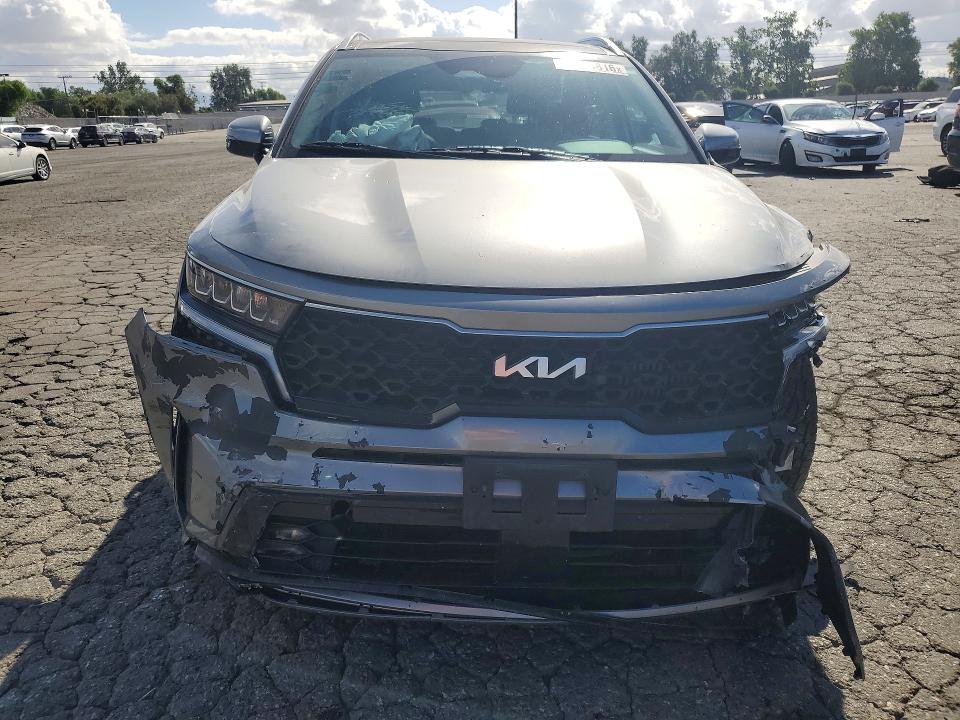 2023 Kia Sorento VIN KNDRH4LG3P5146096 COPART salvage auction — FRONT END, Ca - Salvage Certificate, sold $4,100 on 2026-07-06 (photo 5)