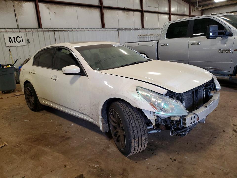 2013 Infiniti G VIN JN1CV6AR5DM352832 COPART salvage auction — FRONT END, Mi - Cert Of Title-Rebuilt Salvage, sold $1,000 on 2026-07-17 (photo 4)