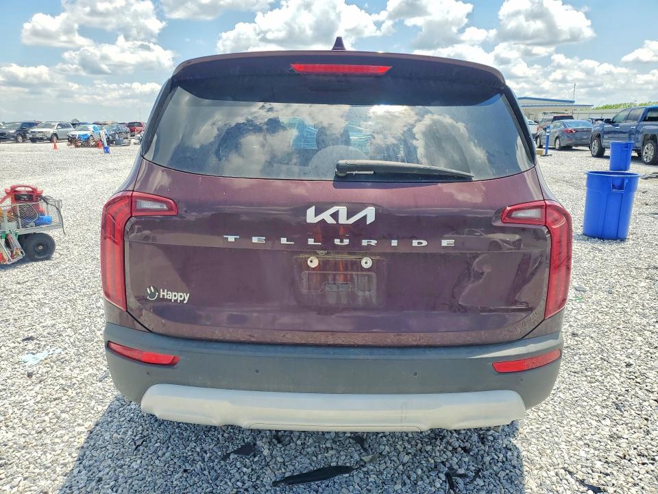 2022 Kia Telluride VIN 5XYP24HC2NG265440 COPART salvage auction — FRONT END, La - Cert Of Title-Salvage, sold $3,850 on 2026-07-13 (photo 6)
