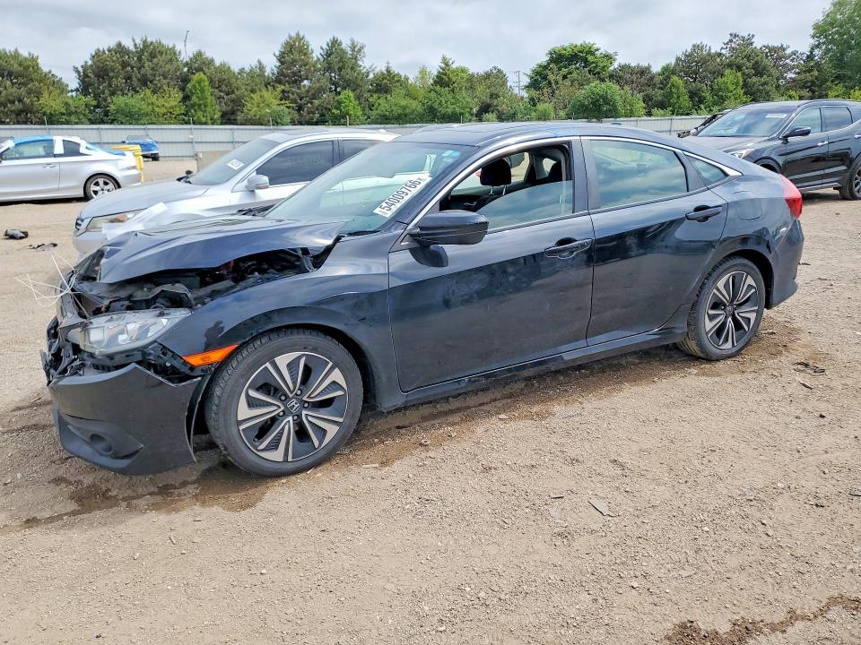 2018 Honda Civic VIN JHMFC1F33JX023921 COPART salvage auction — FRONT END, Il - Salvage Certificate, sold $2,450 on 2026-07-28 (photo 1)