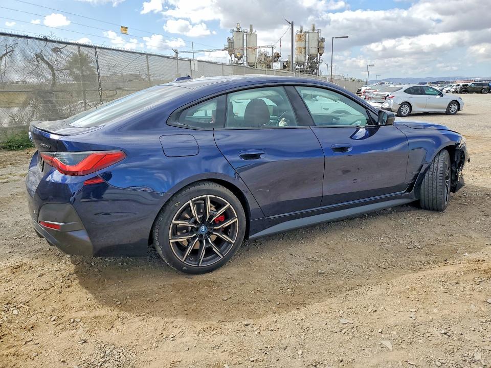 2023 BMW I4 VIN WBY73AW03PFN46137 COPART salvage auction — FRONT END, Ca - Salvage Certificate, sold $13,100 on 2026-07-31 (photo 3)