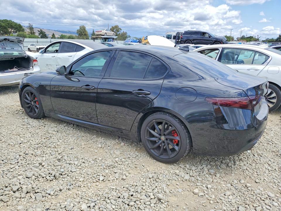 2017 Alfa romeo Giulia VIN ZARFAECN3H7551513 COPART salvage auction — REAR END, Ca - Salvage Certificate, sold $4,050 on 2026-07-23 (photo 2)