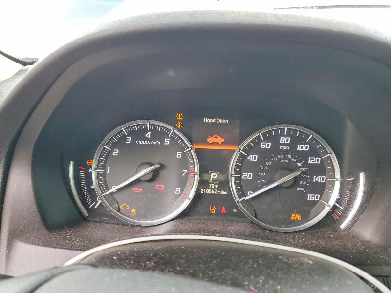 2016 Acura Mdx VIN 5FRYD4H42GB025501 COPART salvage auction — MECHANICAL, Ct - Certificate Of Title (P), sold $1,850 on 2026-07-09 (photo 9)
