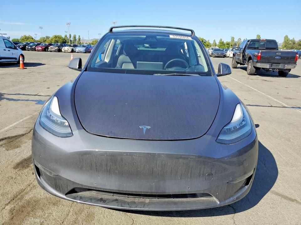 2022 Tesla Model y VIN 7SAYGDEE1NF362781 COPART salvage auction — REAR END, Ca - Salvage Certificate, sold $10,800 on 2026-07-31 (photo 5)