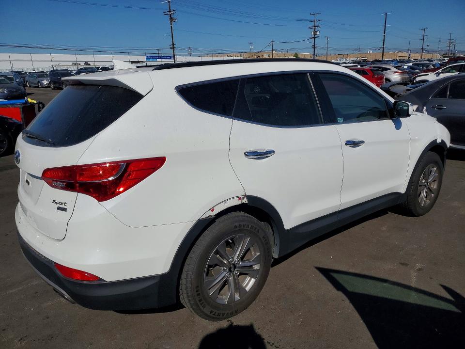 2015 Hyundai Santa fe VIN 5XYZUDLB6FG290859 COPART salvage auction — FRONT END, Ca - Salvage Certificate, sold $3,100 on 2026-07-20 (photo 3)