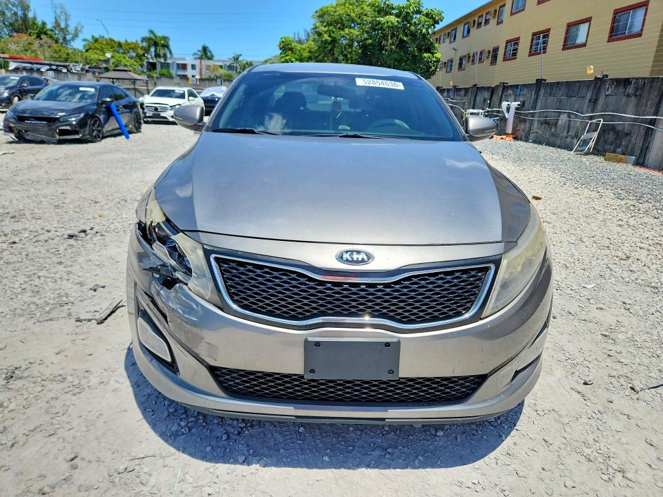 2015 Kia Optima VIN 5XXGM4A78FG472332 COPART salvage auction — REAR END, FL - CERT OF TITLE SLVG REBUILDABLE, sold $550 on 2026-07-27 (photo 5)