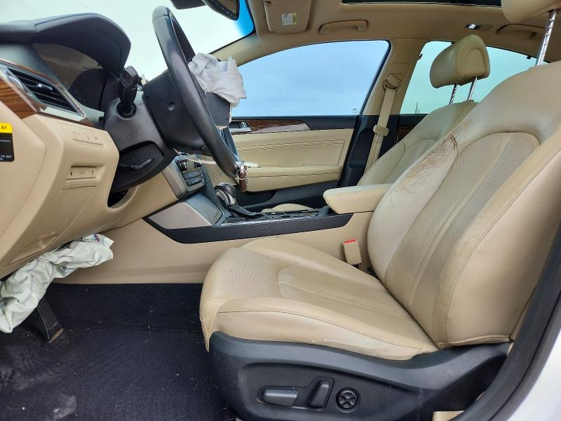 2016 Hyundai Sonata VIN KMHE34L10GA018037 COPART salvage auction — FRONT END, Tx - Salvage Vehicle Title, sold $1,100 on 2026-07-08 (photo 7)