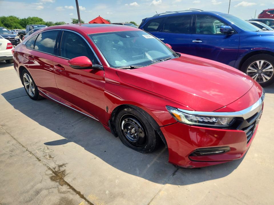 2018 Honda Accord VIN 1HGCV1F58JA208941 COPART salvage auction — UNDERCARRIAGE, Tx - Salvage Vehicle Title, sold $5,800 on 2026-07-09 (photo 4)