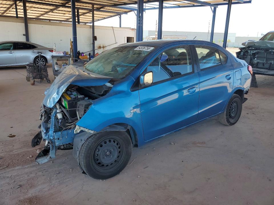 2018 Mitsubishi Mirage VIN ML32F3FJ3JHF08335 COPART salvage auction — FRONT END, AZ - CERT OF TITLE - SALVAGE, sold $225 on 2026-07-30 (photo 1)