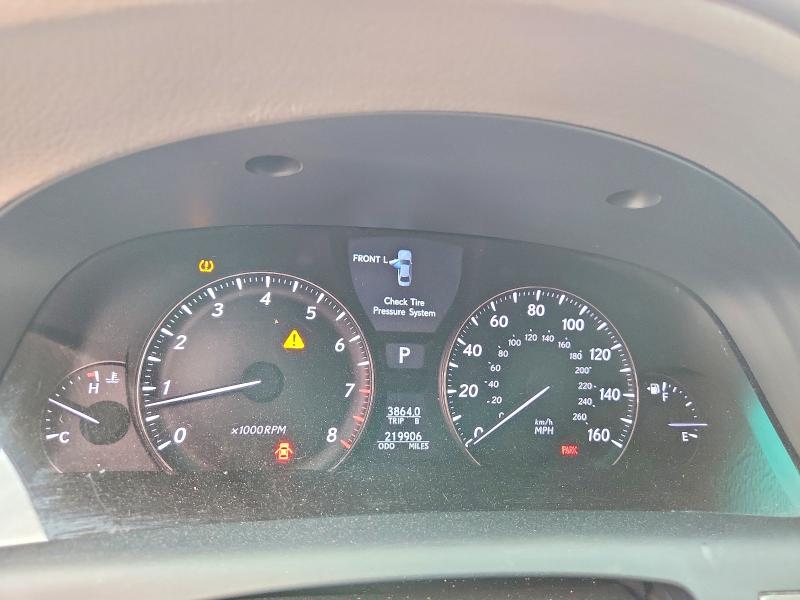 2008 Lexus Ls 460 VIN JTHBL46F585076104 COPART salvage auction — HAIL, KS - CERT OF TITLE-SALVAGE, sold $1,650 on 2026-07-08 (photo 9)
