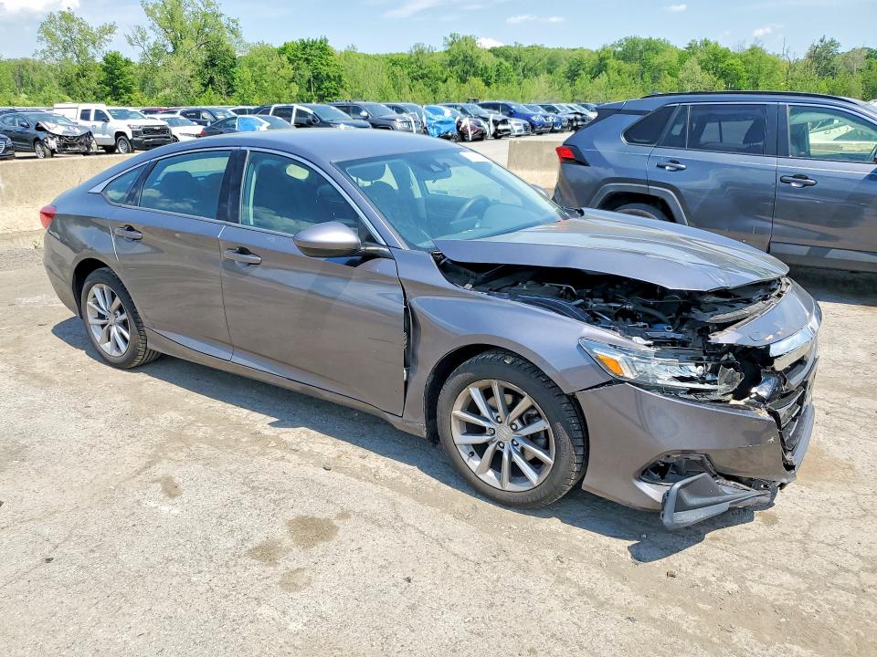 2021 Honda Accord VIN 1HGCV1F17MA071377 COPART salvage auction — FRONT END, Ny - Mv-907A Salvage Certificate, sold $4,300 on 2026-07-09 (photo 4)