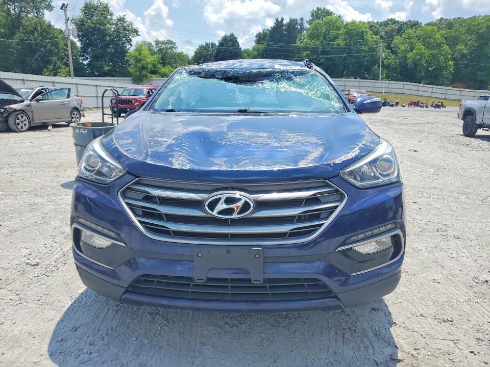 2018 Hyundai Santa fe VIN 5XYZUDLB6JG537550 COPART salvage auction — BURN, Nc - Salvage Certificate Of Title, sold $1,150 on 2026-07-08 (photo 5)