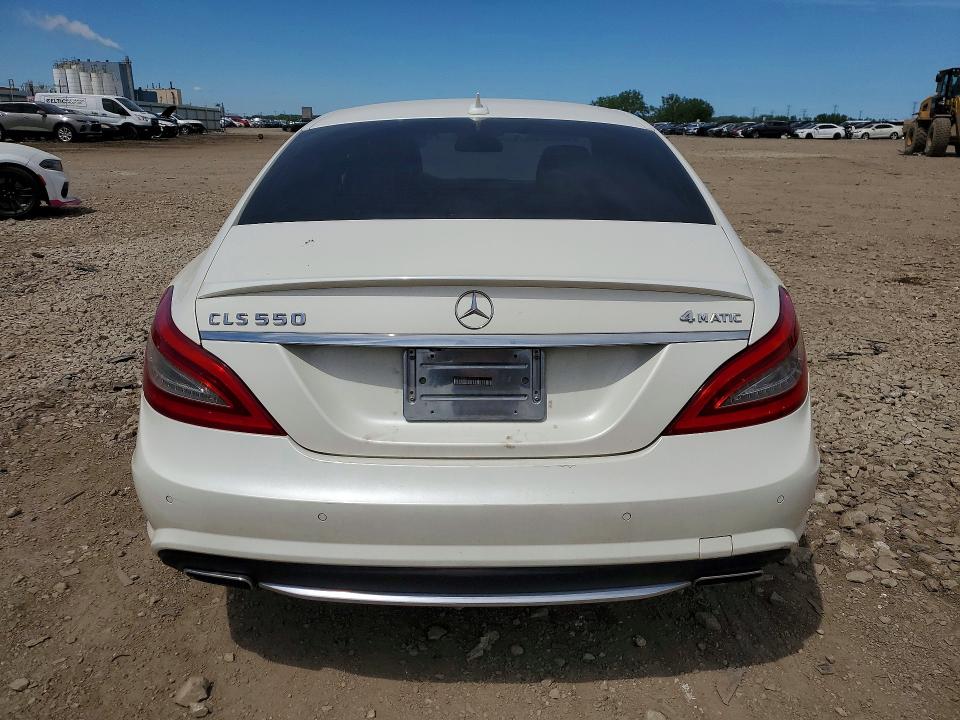 2012 Mercedes-benz Cls-klasse VIN WDDLJ9BB8CA043938 COPART salvage auction — VANDALISM, Il - Salvage Certificate, sold $4,750 on 2026-07-17 (photo 6)