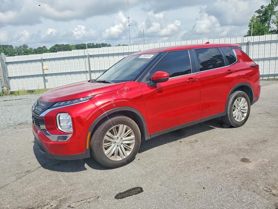 2024 Mitsubishi Outlander VIN JA4J3UA87RZ064322 COPART salvage auction — FRONT END, Nc - Salvage Certificate Of Title, sold $7,500 on 2026-07-16 (photo 1)