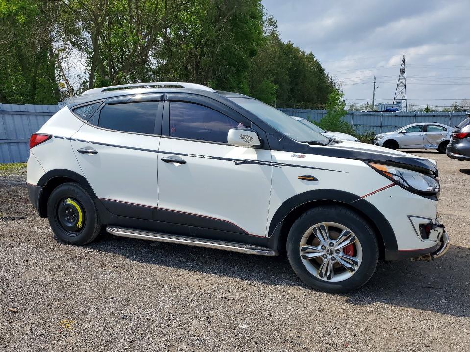 2012 Hyundai VIN KM8JU3AC3CU502061 COPART salvage auction — FRONT END, On - Permit Salvage, sold $200 on 2026-07-21 (photo 4)
