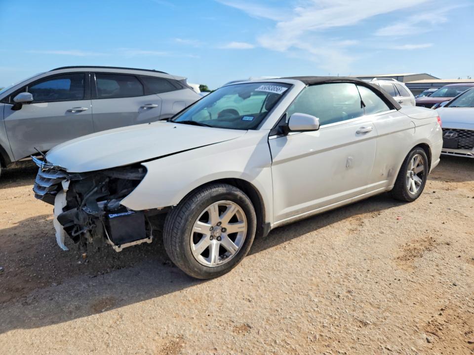 2010 Chrysler Sebring VIN 1C3BC5ED6AN142676 COPART salvage auction — FRONT END, Tx - Bonded Title - Salvage, sold $275 on 2026-07-09 (photo 1)