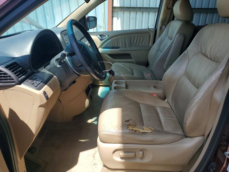 2007 Honda Odyssey VIN 5FNRL38767B111407 COPART salvage auction — FRONT END, In - Certificate Of Title, sold $500 on 2026-07-19 (photo 7)