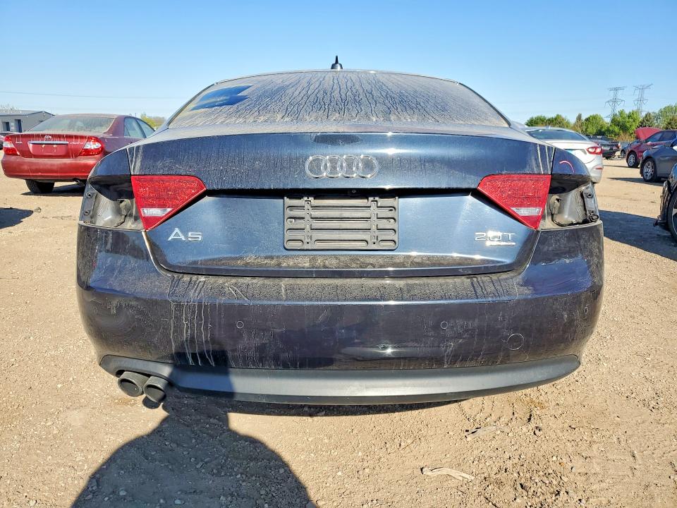 2012 Audi A5 VIN WAULFAFRXCA002955 COPART salvage auction — SIDE, Il - Salvage Certificate, sold $775 on 2026-07-07 (photo 6)