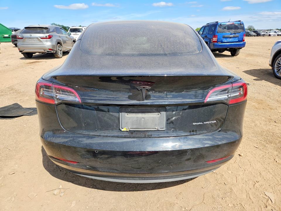 2019 Tesla Model 3 VIN 5YJ3E1EB0KF208513 COPART salvage auction — SIDE, Il - Salvage Certificate, sold $2,450 on 2026-07-07 (photo 6)