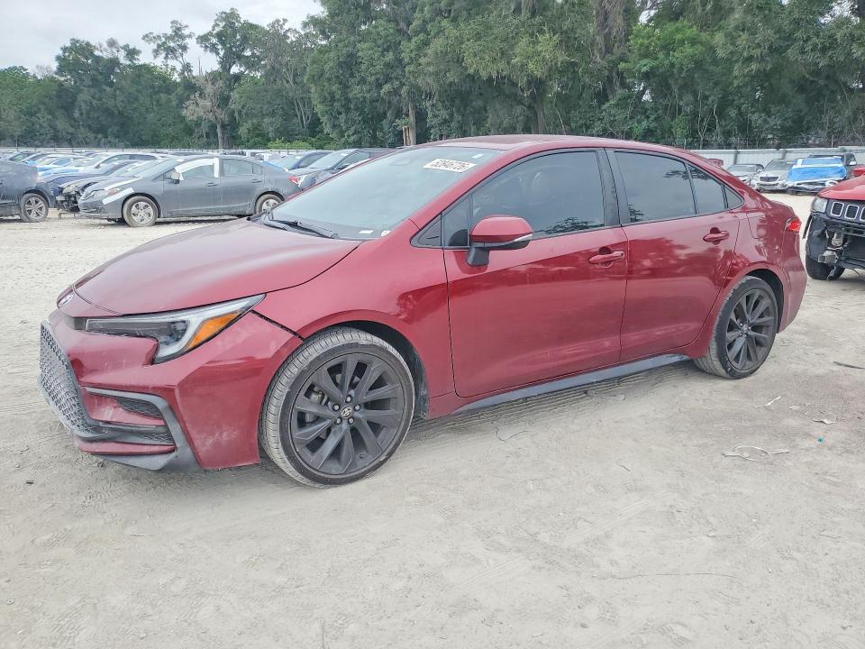 2023 Toyota Corolla VIN 5YFS4MCE4PP167182 COPART salvage auction — SIDE, Fl - Certificate Of Destruction, sold $5,500 on 2026-07-07 (photo 1)