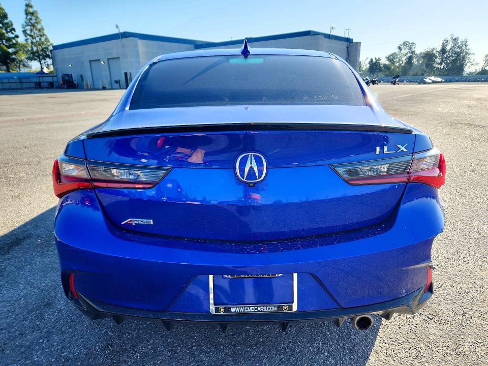 2020 Acura Ilx VIN 19UDE2F8XLA004472 COPART salvage auction — FRONT END, Ca - Salvage Certificate, sold $4,250 on 2026-07-02 (photo 6)