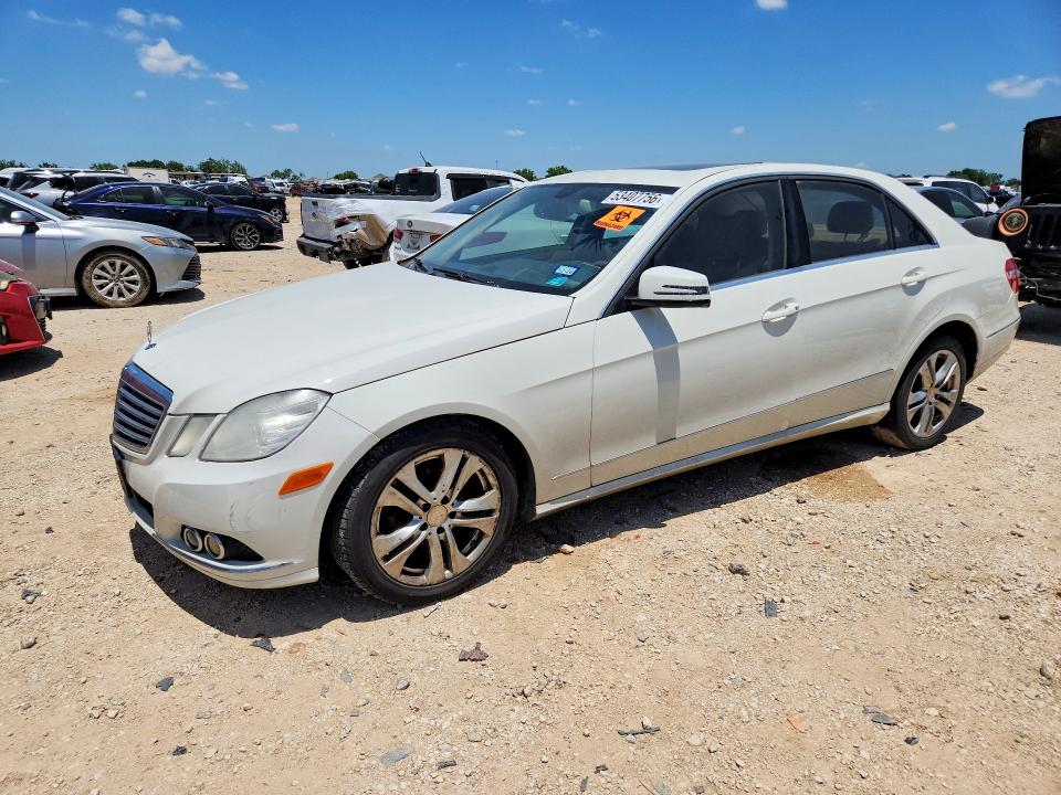 2010 Mercedes-benz E-class VIN WDDHF5GB6AA221027 COPART salvage auction — WATER/FLOOD, Tx - Certificate Of Title (P), sold $2,700 on 2026-07-09 (photo 1)