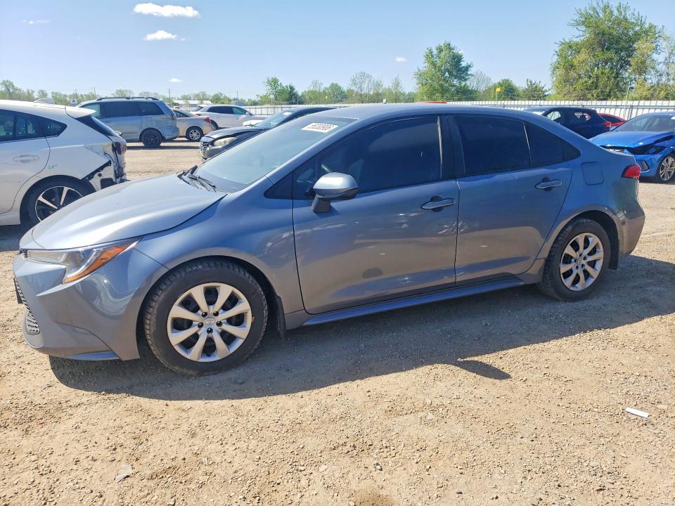2020 Toyota Corolla VIN 5YFBPRBE5LP095733 COPART salvage auction — FRONT END, On - Bill Of Sale - Parts Only, sold $6,100 on 2026-07-14 (photo 1)