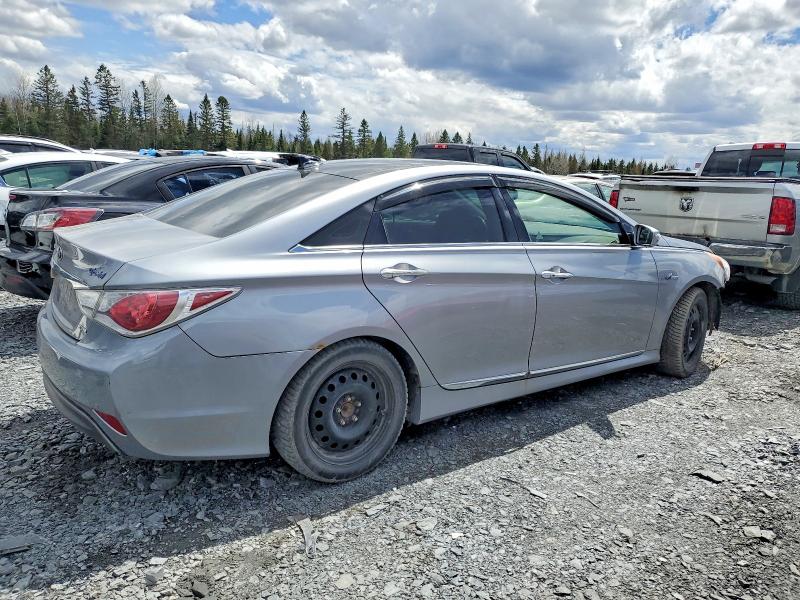 2014 Hyundai Sonata VIN KMHEC4A43EA118529 COPART salvage auction — FRONT END, Qc - Gravement Accidente, sold $200 on 2026-07-07 (photo 3)
