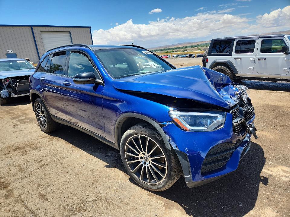 2020 Mercedes-benz Glc VIN WDC0G8EBXLF709597 COPART salvage auction — FRONT END, Nm - Cert Of Title-Salvage, sold $3,750 on 2026-07-30 (photo 4)