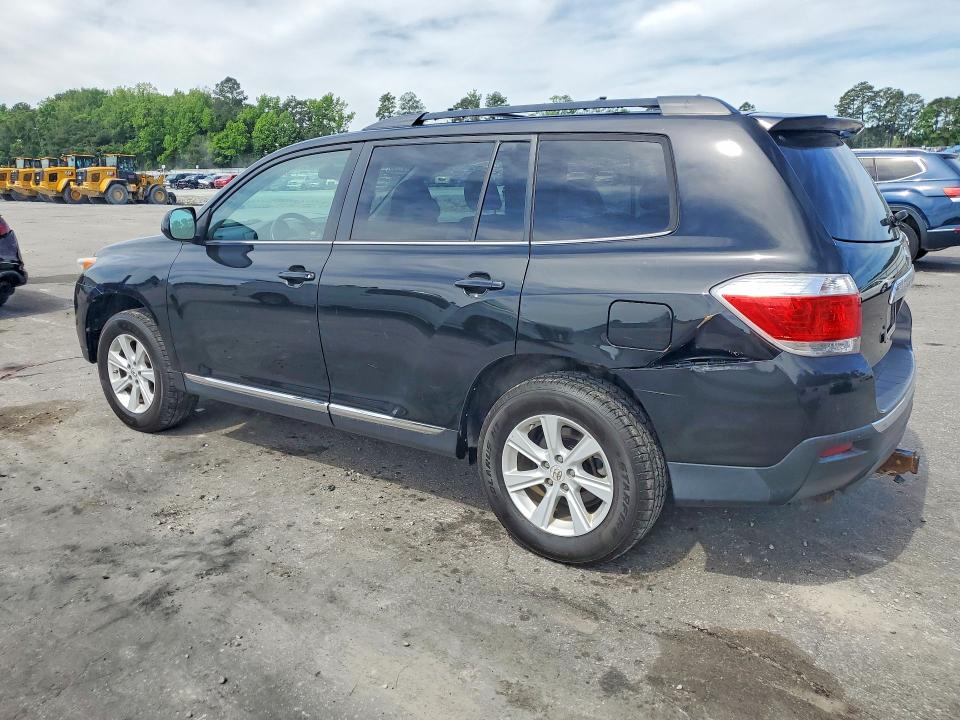 2012 Toyota Highlander VIN 5TDBK3EH6CS169430 COPART salvage auction — REAR END, Nc - Dealer Only Clean Title, sold $6,200 on 2026-07-02 (photo 2)