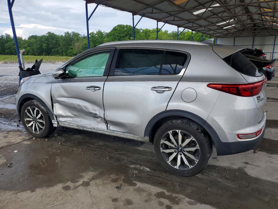 2019 Kia Sportage VIN KNDPN3AC6K7555717 COPART salvage auction — ROLLOVER, Ga - Cert Of Title-Salvage, sold $850 on 2026-07-30 (photo 2)