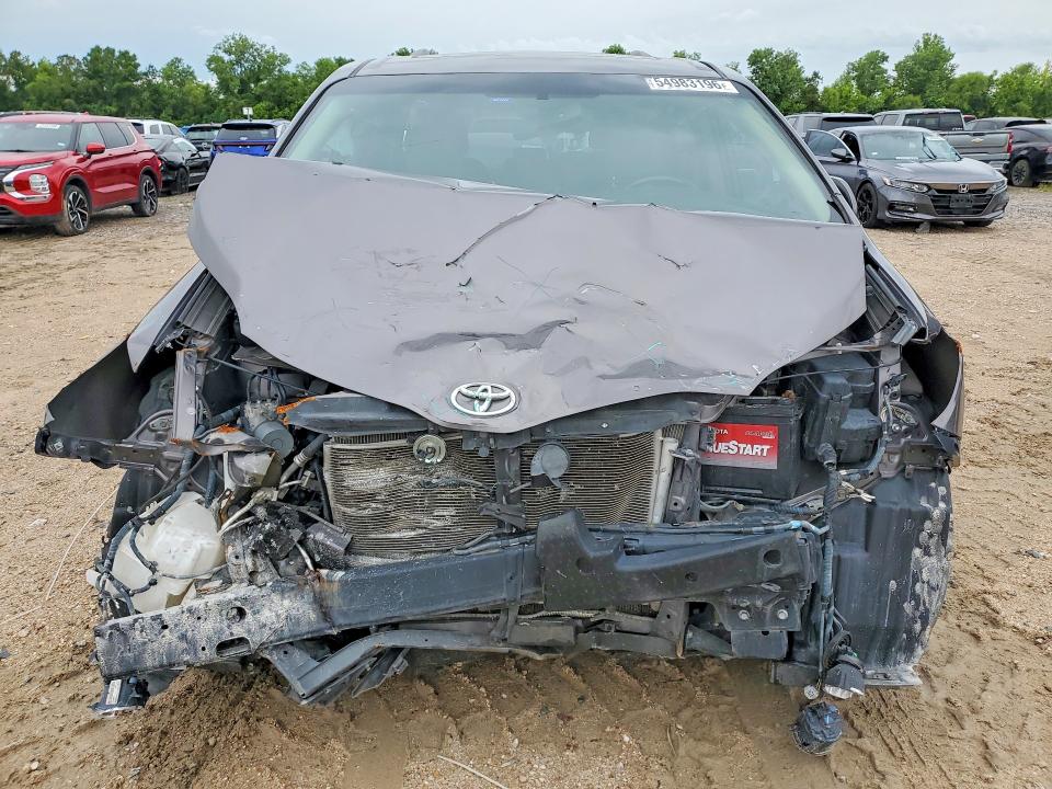 2015 Toyota Sienna VIN 5TDYK3DC0FS651525 COPART salvage auction — FRONT END, Tx - Salvage Vehicle Title, sold $1,350 on 2026-07-10 (photo 5)