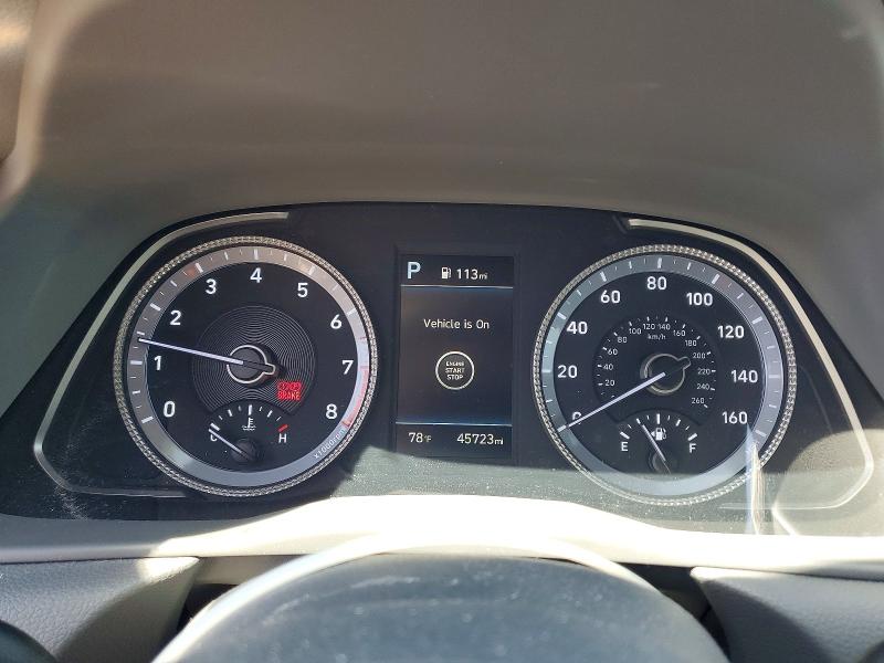 2021 Hyundai VIN 5NPEL4JA8MH066655 COPART salvage auction — HAIL, Ia - Cert Of Title-Salvage Title, sold $7,100 on 2026-07-15 (photo 9)
