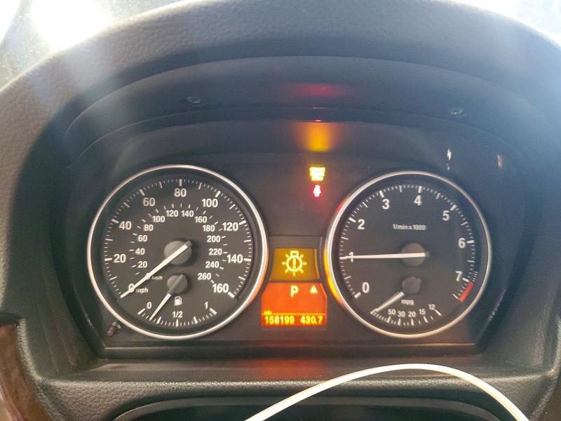 2012 BMW 3er VIN WBAUU3C58CA543185 COPART salvage auction — REAR END, MN - CERT OF TITLE-SALVAGE, sold $2,050 on 2026-07-07 (photo 9)