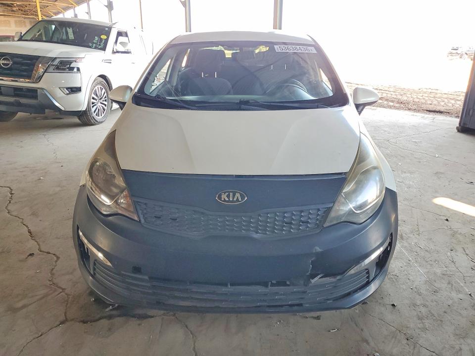 2016 Kia Rio VIN KNADM4A32G6559723 COPART salvage auction — FRONT END, Az - Certificate Of Title (P), sold $675 on 2026-07-20 (photo 5)